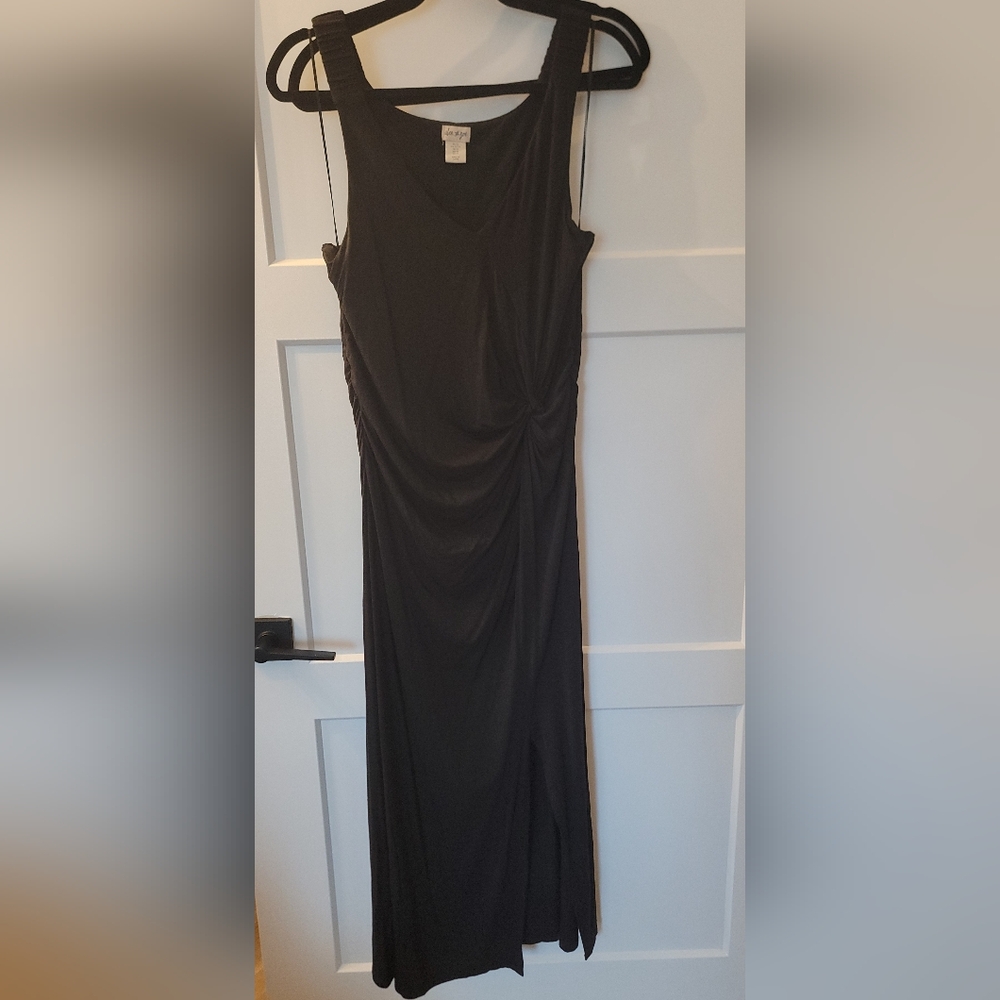 Black Ruched Women’s Dress
